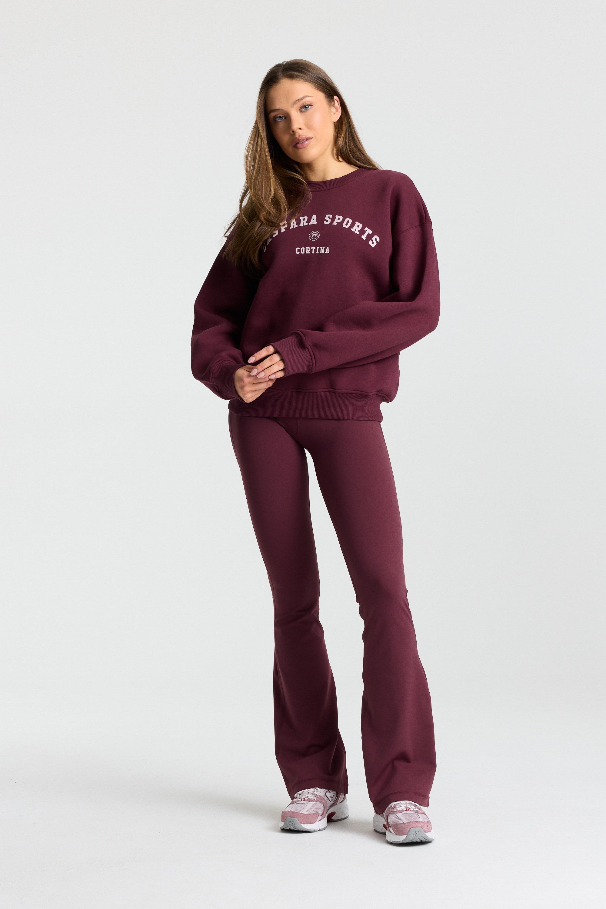 W. Cortina Crewneck - Midnight Cherry